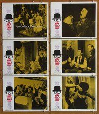 h520 SPY WITH A COLD NOSE 6 move lobby cards '67 English spy spoof!