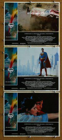 h809 SUPERMAN 3 move lobby cards '78 Christopher Reeve, Kidder