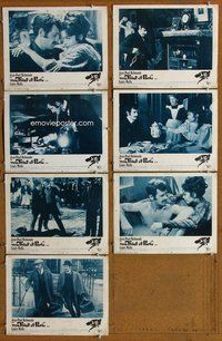 h403 THIEF OF PARIS 7 move lobby cards '67 Louis Malle, Belmondo