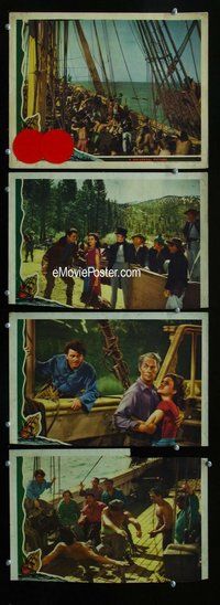 h731 THIS WOMAN IS MINE 4 move lobby cards '41 Franchot Tone, Bruce