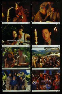 h243 WALK IN THE CLOUDS 8 color deluxe 11x14 movie stills '95 Keanu Reeves