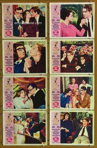 h247 WHAT'S NEW PUSSYCAT 8 move lobby cards '65 Woody Allen, O'Toole