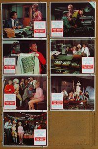h422 WHO'S MINDING THE MINT 7 move lobby cards '67 Jim Hutton, Provine