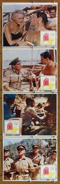 h662 BRIDGE ON THE RIVER KWAI 4 Mexican move lobby cards R81 Holden