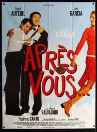 k122 AFTER YOU French one-panel movie poster '03 Daniel Auteuil, Jose Garcia