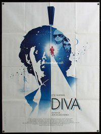 k154 DIVA French one-panel movie poster '81 Jean Beineix cult favorite!
