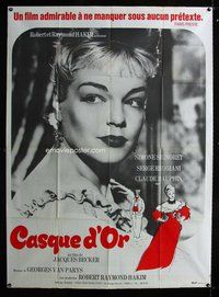 k169 GOLDEN MARIE French one-panel movie poster R70s Signoret, Casque d'Or!