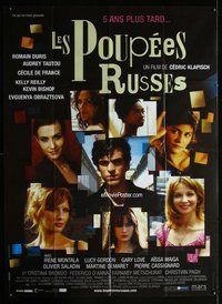 k234 RUSSIAN DOLLS French one-panel movie poster '05 Audrey Tautou, Klapisch