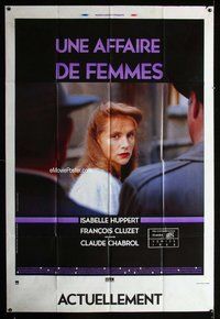 k237 STORY OF WOMEN DS French one-panel movie poster '88 Chabrol, Huppert