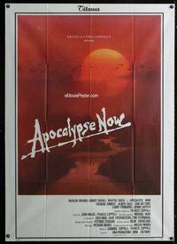 k521 APOCALYPSE NOW Italian one-panel movie poster '79 Coppola, Peak art!