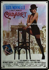 k539 CABARET Italian one-panel movie poster '72 Liza Minnelli, Bob Fosse