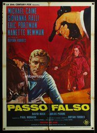 k556 DEADFALL Italian one-panel movie poster '68 Michael Caine, Vistim art!