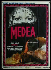 k621 MEDEA Italian one-panel movie poster '69 Pier Paolo Pasolini, Callas