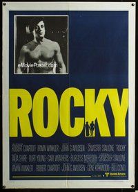 k645 ROCKY Italian one-panel movie poster '77 Sylvester Stallone, boxing!
