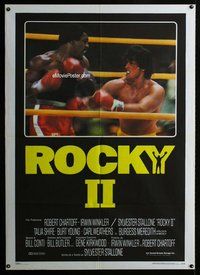 k646 ROCKY 2 Italian one-panel movie poster '79 Stallone, cool boxing image!