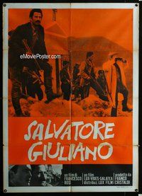 k650 SALVATORE GIULIANO Italian one-panel movie poster '62 Salvo Randone