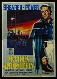 k101 MARIE ANTOINETTE Italian two-panel movie poster R55 Tyrone Power