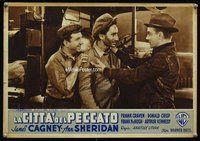 k032 CITY FOR CONQUEST Italian photobusta movie poster '48 Cagney