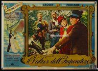 k038 EMPEROR WALTZ Italian photobusta movie poster '49Crosby,Fontaine