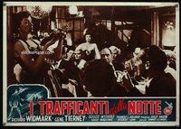 k052 NIGHT & THE CITY Italian photobusta movie poster '50 Tierney