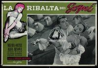 k054 PAJAROS DE CRISTAL Italian photobusta movie poster '56 ballet!