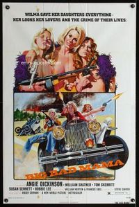 m034 LOT OF 222 '70s & '80s ONE-SHEETS Big Bad Mama 