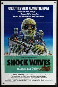 m040 LOT OF 100 SHOCK WAVES 1SHEETS '77 Peter Cushing 