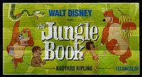 n009 JUNGLE BOOK 30-sheet movie poster '67 Walt Disney classic!