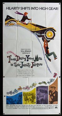 n057 THOSE DARING YOUNG MEN IN THEIR JAUNTY JALOPIES three-sheet movie poster