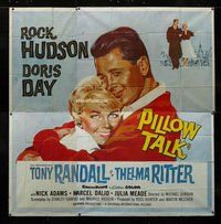 n238 PILLOW TALK six-sheet movie poster '59 different image of Day & Hudson