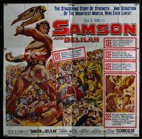 n250 SAMSON & DELILAH six-sheet movie poster R59 Hedy Lamarr, Mature