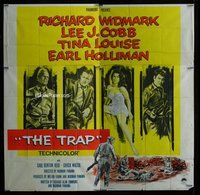 n264 TRAP six-sheet movie poster '59 Richard Widmark, Lee J Cobb