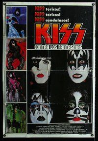 n620 ATTACK OF THE PHANTOMS Argentinean movie poster '78 KISS!