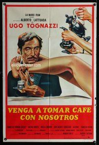 n650 COME HAVE COFFEE WITH US Argentinean movie poster '71