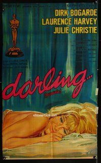 n658 DARLING Argentinean movie poster '65 Christie, Schlesinger