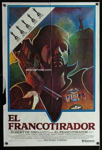 n665 DEER HUNTER Argentinean movie poster '78 different artwork!