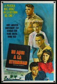 n690 FROM HERE TO ETERNITY Argentinean movie poster R60s Lancaster