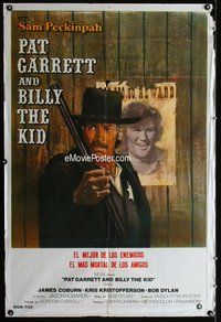 n763 PAT GARRETT & BILLY THE KID Argentinean movie poster '73