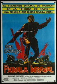 n764 PATHS OF GLORY Argentinean movie poster '58 Kubrick, Douglas