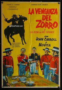 n779 ROSE OF THE RIO GRANDE Argentinean movie poster '38 Carroll