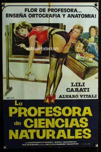 n785 SCHOOL DAYS Argentinean movie poster '77 sexy artwork!