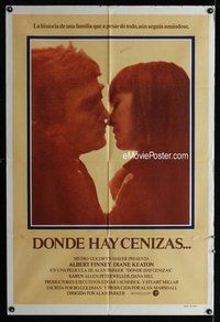 n797 SHOOT THE MOON Argentinean one-sheet movie poster '82 Finney, Keaton