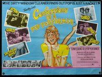 n093 CONFESSIONS OF A POP PERFORMER British quad movie poster '75
