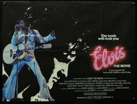 n099 ELVIS British quad movie poster '79 Kurt Russell, John Carpenter