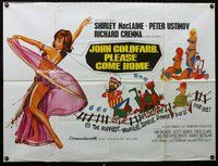n117 JOHN GOLDFARB PLEASE COME HOME British quad movie poster '64