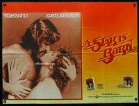 n143 STAR IS BORN British quad movie poster '77 Barbra,Kristofferson