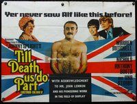 n146 TILL DEATH US DO PART British quad movie poster '69 English sex!