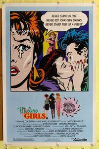 p232 MODERN GIRLS one-sheet movie poster '86 Cynthia Gibb, Virginia Madsen