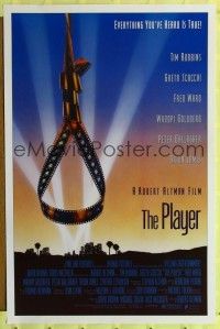 p243 PLAYER one-sheet movie poster '92 Robert Altman, Tom Robbins