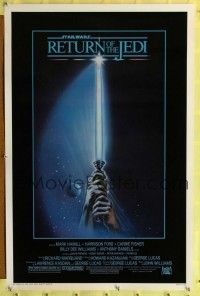 p257 RETURN OF THE JEDI one-sheet movie poster '83 George Lucas classic!
